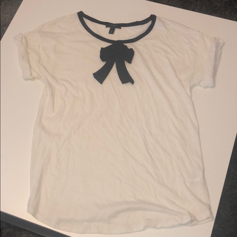 White J. Crew semi formal t-shirt